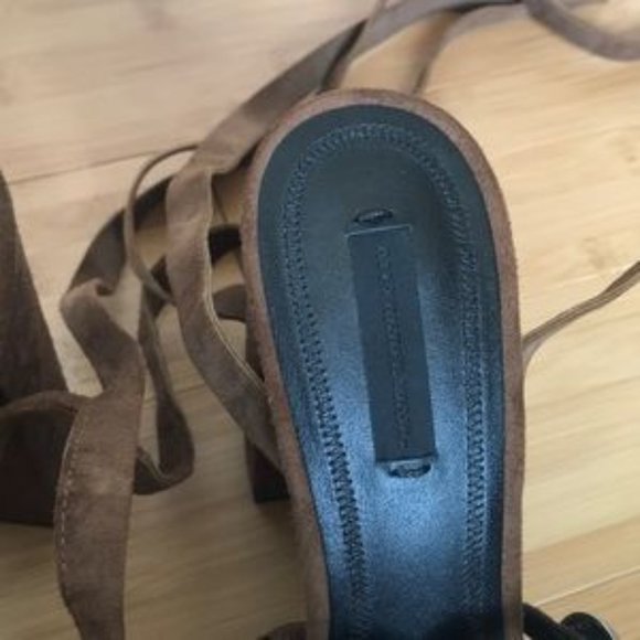 Alexander Wang Strappy Caged Sandals Platforms - Picture 4 of 9